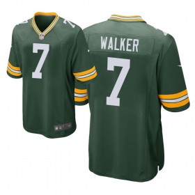 Miesten Green Bay Packers NFL Pelipaita Quay Walker 7 Game Vihreä 2022 NFL Draft